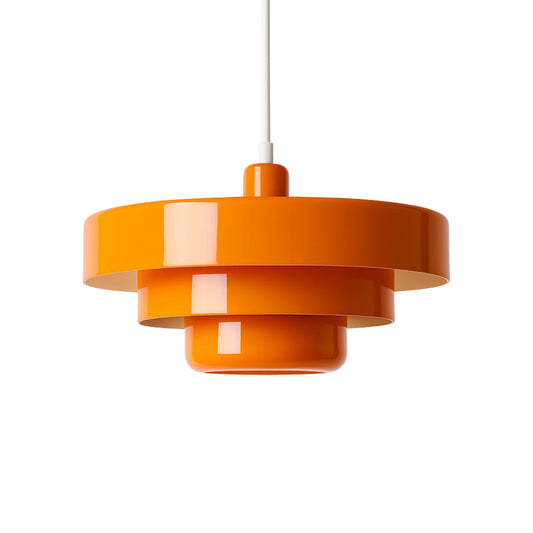 Nordic Macaron – Bauhaus-Inspirerad Pendellampa (Orange) Skandinavisk design Skandinavisk design • Modern estetik • Varm atmosfär